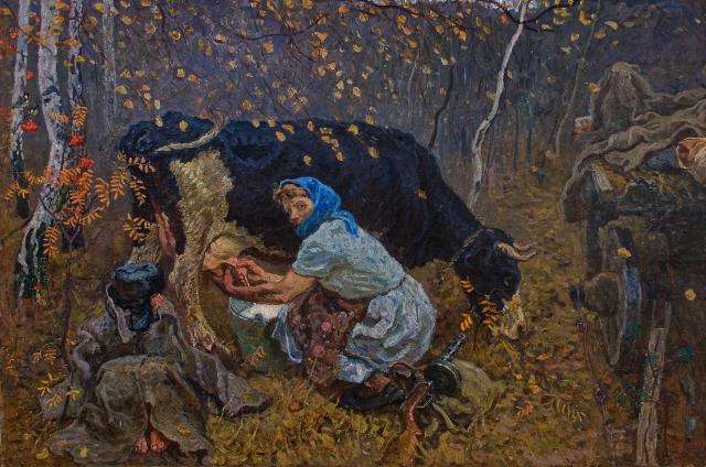 А.П. Ткачёв, С.П. Ткачёв. В партизанском крае. 1975 А.П. Ткачёв, С.П. Ткачёв. В партизанском крае. 1975
